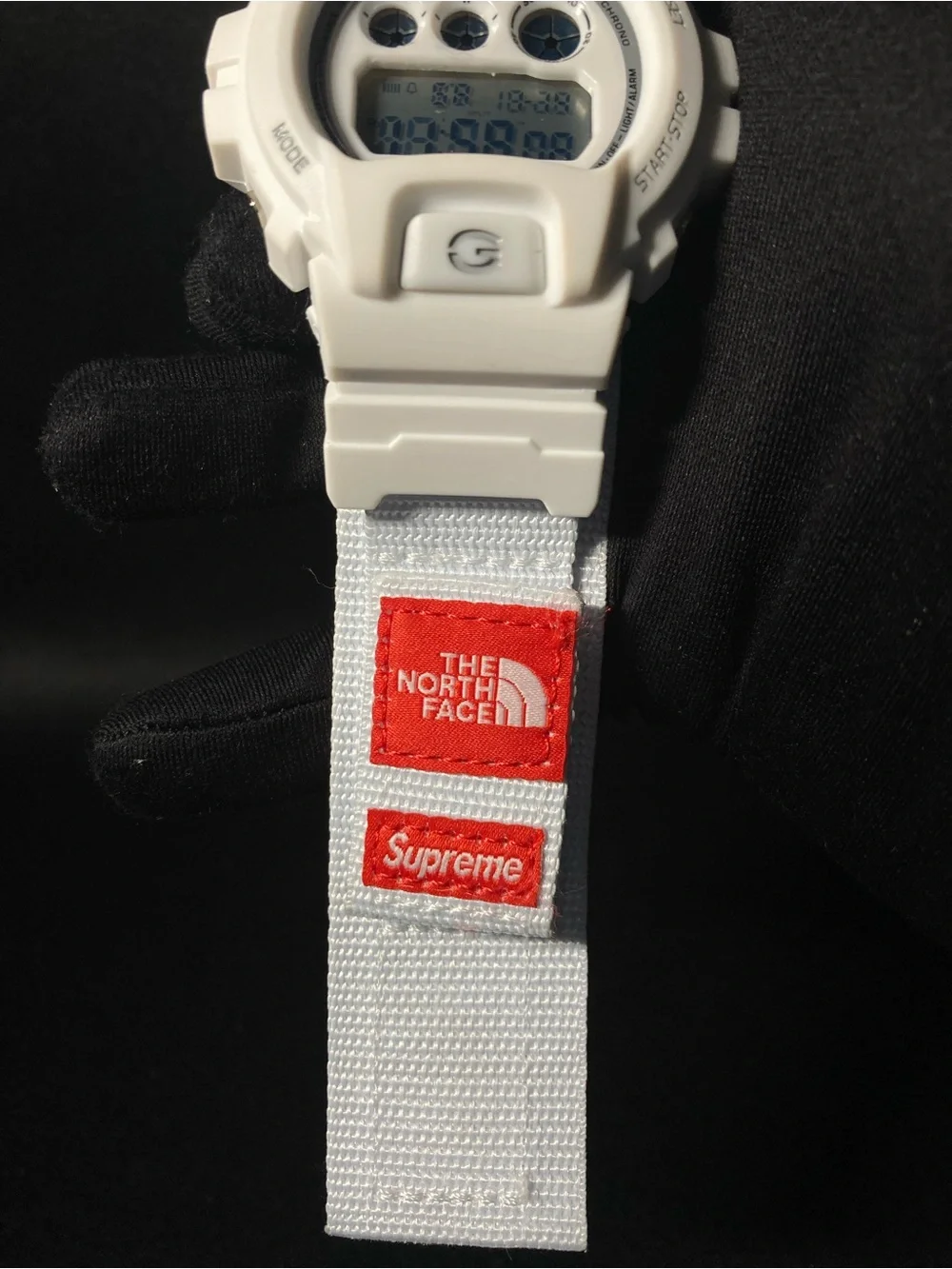 Custom White and Red G Shock Dw6900 Model